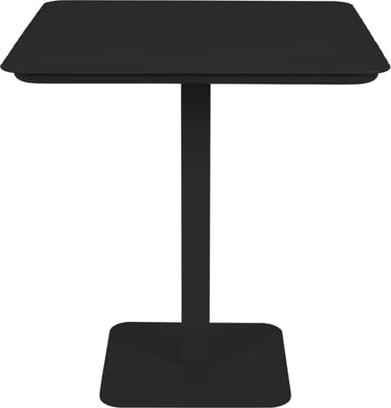 Zuiver Vondel Tuintafel/ Bistrotafel Vierkant 71x71 cm Aluminium Zwart