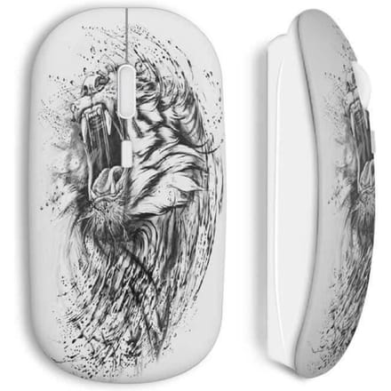 Draadloze muis Leeuw tekening