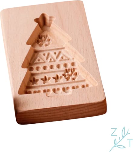 ZijTak - Speculoos - Speculaas - Speculaasplank - Speculoosplank - Kerst - Kerstboom - Christmas tree- Hout