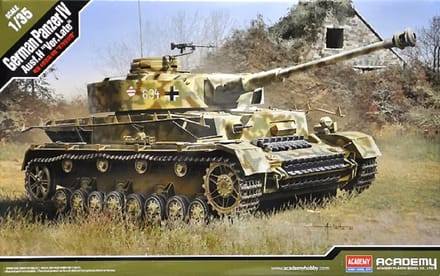 Academy Modelbouwpakket Militaire voertuigen - 13528 Panzer IV Ausf. H - late Plastic - 1:35 - Modelbouw