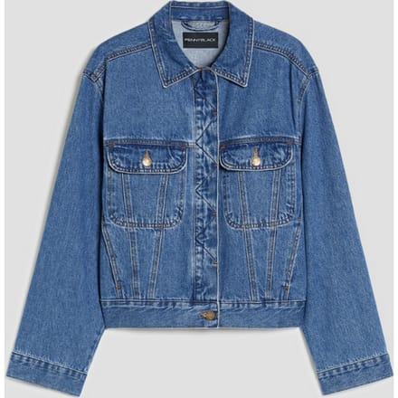 denim jacket vrouw blauw