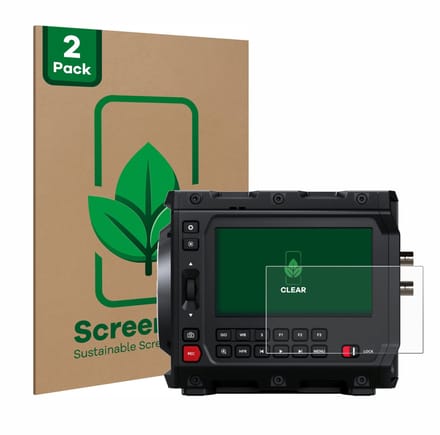2 Stuks Screenprotector voor Blackmagic Design Pyxis 6K 4" - Hoogwaardige Beschermfolie transparant