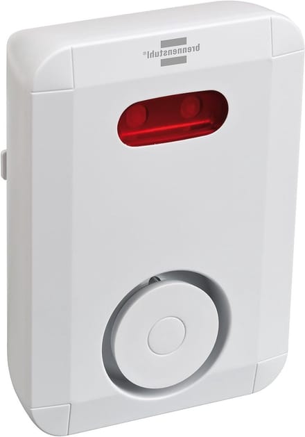 Draadloze Sirene - Alarm Melder - Huis Beveiligen - Akoestisch Optisch - 100 dB - Wit