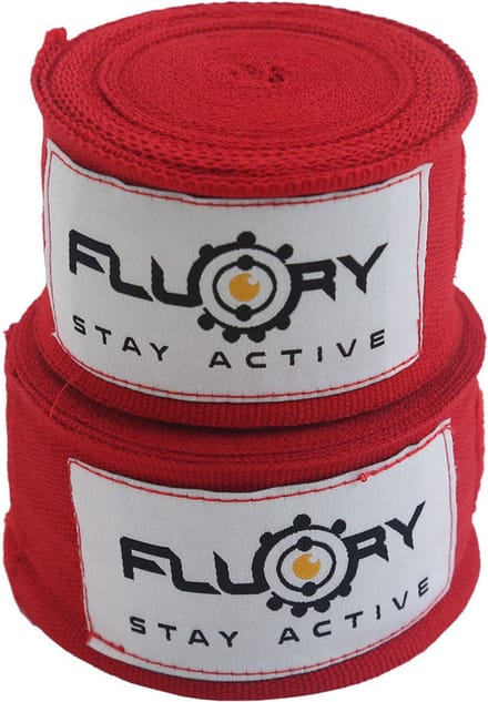 Fluory Boksbandages Hand Wraps Rood 500 cm