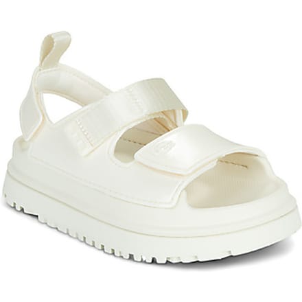 UGG® GoldenGlow Glossy Sparkles-sandaal in White, Maat 32.5