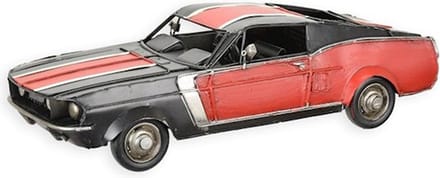 MadDeco - blikken - auto - ford mustang stijl - 32 x 12 x 9.5