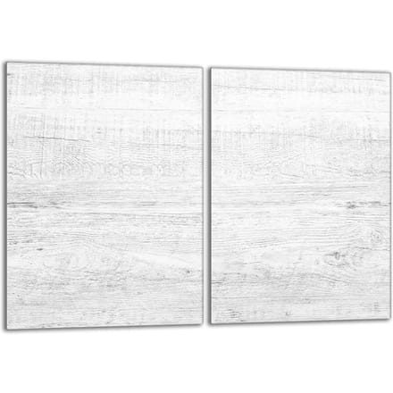 TMK ArtDeko - Beschermplaat - Glas - 40x52cm - Houtprint