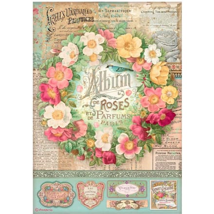 Motief strozijde "Album of Roses"