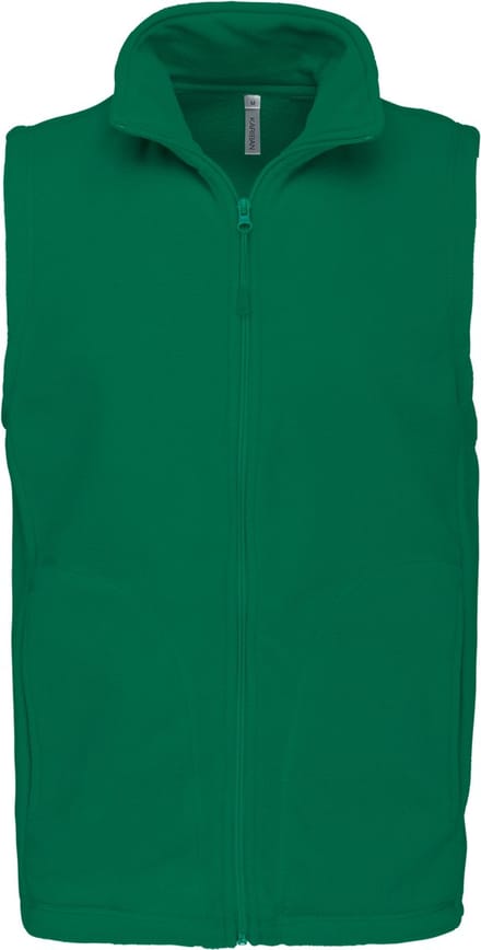Kariban Bodywarmer van microfleece heren K913 - Kelly Green - 5XL