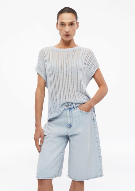 Comma Soft Accessories Blue Größe: M | Hemden Outlet | Damen | Blau
