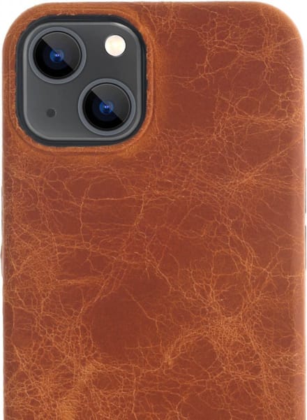 Minim Apple iPhone 13 Hoesje Back Cover Hoesje Cognac