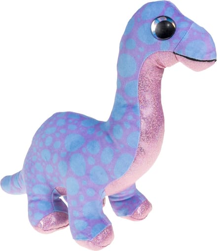 Lumo Stars knuffel dinosaurus Brontosaur 24cm pluche speelgoed.