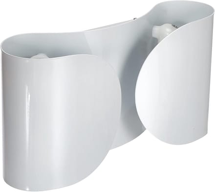 Witte wandlamp Foglio - Tijdloos ontwerp 37x21x9,7 cm