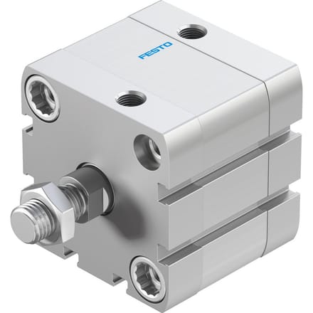 Festo Compacte Cilinder 50mm Boring 15mm Slag ISO 21287 Dubbelwerkend - 572692 - P2BS7