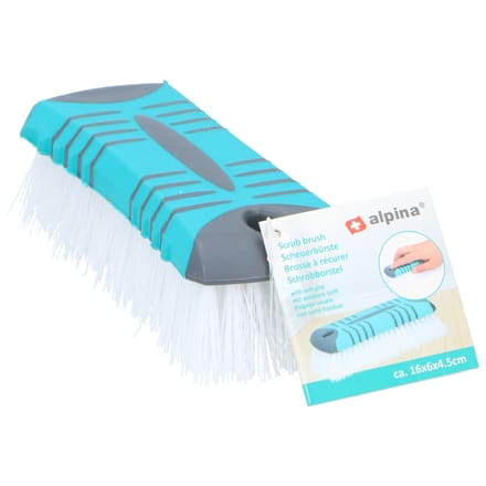 Alpina Schrobborstel | 16 x 6 x 4,5 cm | Blauw