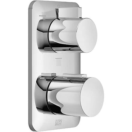 Dornbracht Lissé flush-mounted thermostat with three-way flow control 36427845-00