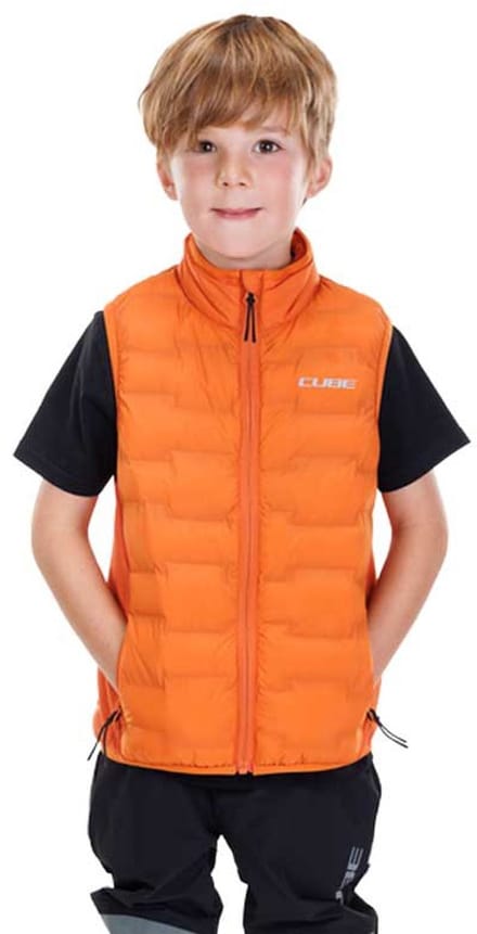 Cube Rookie Padded Gilet Oranje L Jongen