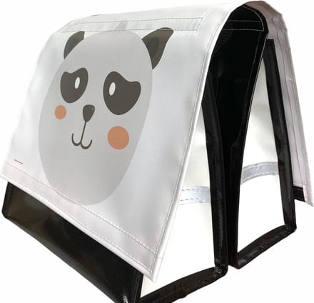 Dubbele kinderfietstas PANDA S