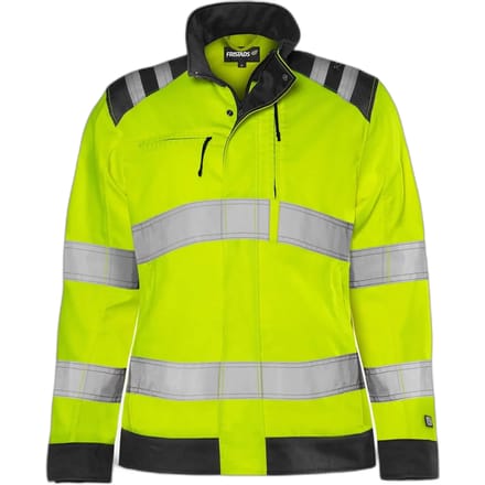 Reflectieve jas klasse 3 dames Fristads Green 4068 GPLU