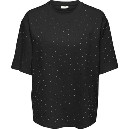Jacqueline de Yong Jdy jdynila t-shirt met strass-steentjes