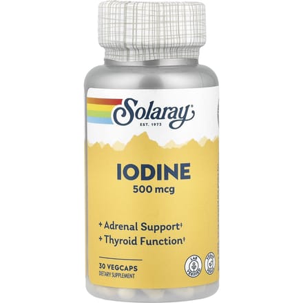 Kaliumjodide Extract Jodium, 500 Mcg, 30 Plantaardige Capsules