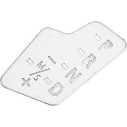 Auto Middenconsole Versnellingspook Display Pailletten Sierlijst Aluminiumlegering Interieuraccessoires Vervanging white