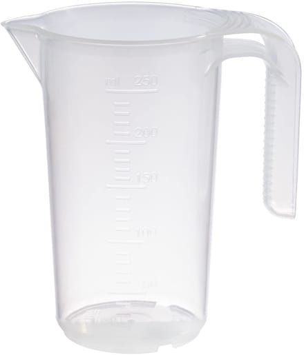 APS Maatbeker - Mengbeker - Vaatwasserbestendig - Kunststof - 0,25 Liter - Voor Horeca