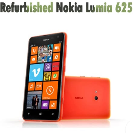 Gereviseerde Nokia Lumia 625 Microsoft Windows Mobiele Telefoon met 1 SIM Simple set