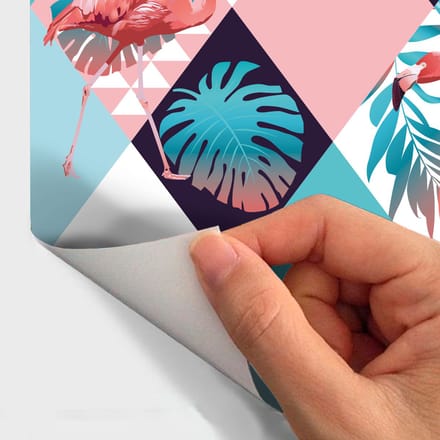 Behangeffect sticker - MALAYSIA - 30x30cm