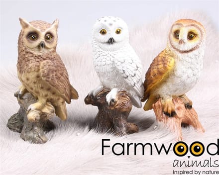 Farmwood Animals Tuinbeeld Uil 19 cm (1 stuk) assorti