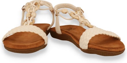 Mode-mania Dames Sandaal | Wit | Maat: 36