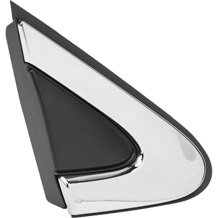 Spiegel Vlag Cover Hoeklijst Verbeter Visueel Effect ABS Plastic Langdurig Eenvoudige Installatie Precieze Pasvorm voor Auto's Rechts white