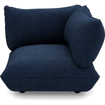 fatboy Sumo hoekbank rechts Koord Gerecycled - deep blue