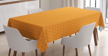 ABAKUHAUS Zon tafelkleed – 140×170 cm – satijn, bleek oranje