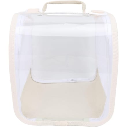 Cage d'observation transparente en maille multifonctionnelle portable pliante pour petits animaux terrarium beige white