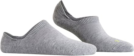 FALKE Cool Kick onzichtbar eenkleurig functioneel materiaal footies dames grijs - maat 35-36