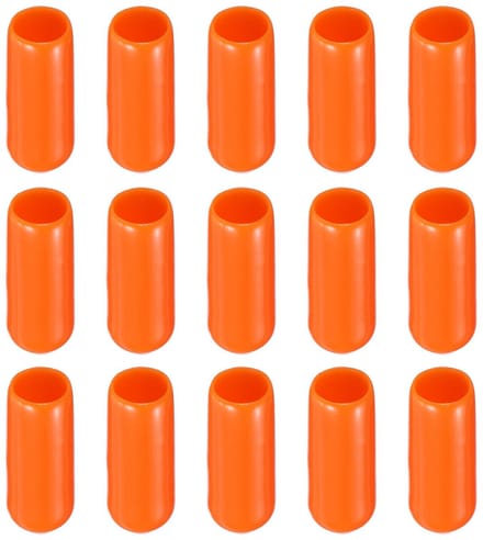 Dailygoods- Eindkappen 100 Pack - Rubber Eindkappen - Draadbescherming - Stofisolatie - Roestpreventie - Binnendiameter 8 mm - Draadbeschermers