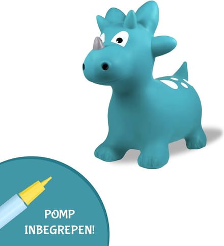 SEZGoods Skippy Dier Dinosaurus - Groen - Inclusief Pomp - Vanaf 18 Maanden
