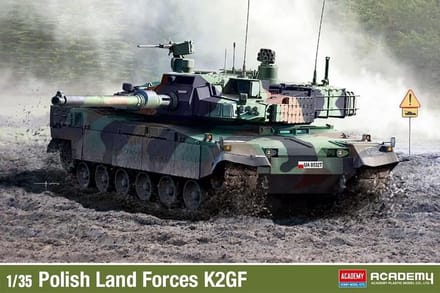 Academy Modelbouwpakket Militaire voertuigen - 13560 Polish Land Forces K2GF Plastic - 1:35 - Modelbouw