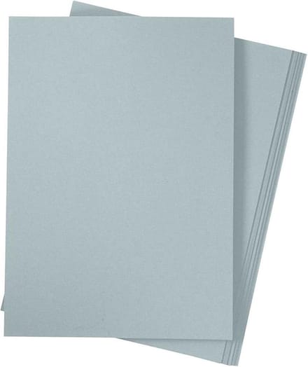 Effen grijs kaart en papier - één maat