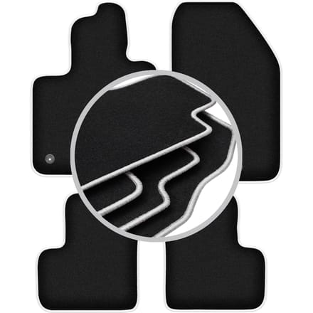 CARLUX-SILVER automatten voor: Fiat 500X crossover (2014-2018)