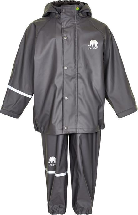CeLavi Regenpak kinderen - Grijs - maat 90 (86-98cm)