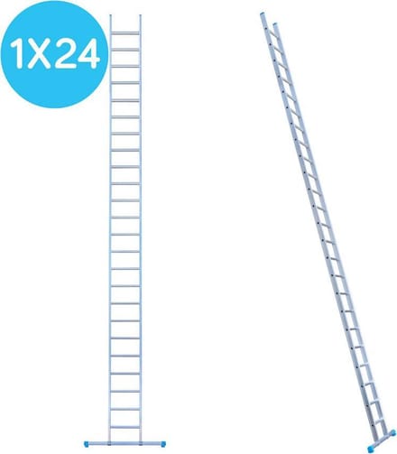 Eurostairs Ladder enkel recht 1x24 sporten