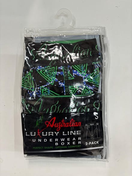 2 stuks Australian Boxershort- Groen Zwart - M