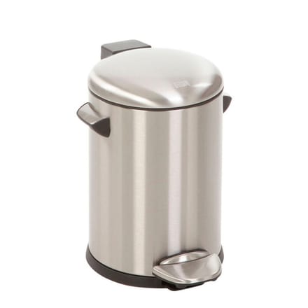 EKO - Belle Deluxe pedaalemmer 3 liter - Stainless steel Plastic - mat RVS - Prullenbak