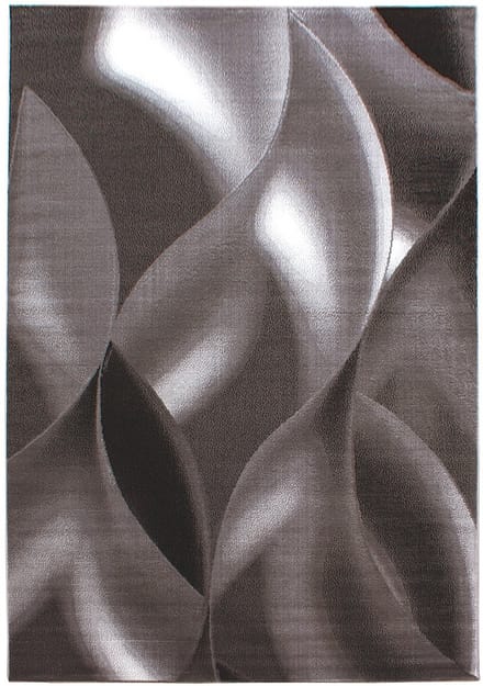 Plus Vloerkleed – Bruin – Golvend 3D Design – Laagpolig