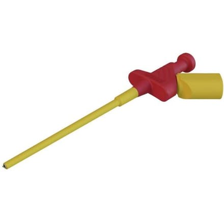 Hirschmann Test & Measurement KLEPS 250 rt Veiligheids-krokodilklem Steekaansluiting 4 mm CAT II 300 V Rood