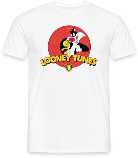 Looney Tunes Sylvester And Tweety T-Shirt Heren