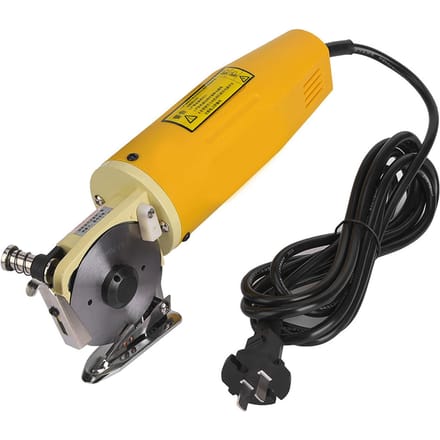 YJ-70 Handheld Elektrische Schaar Stof Stof Draagbare Snijmachine Naaiaccessoire yellow