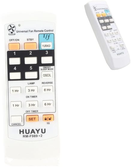 Allecto - Universele Afstandsbediening - Ventilatorcontroller - Slijtvast en Duurzaam - Wit - Ideale Vervanging